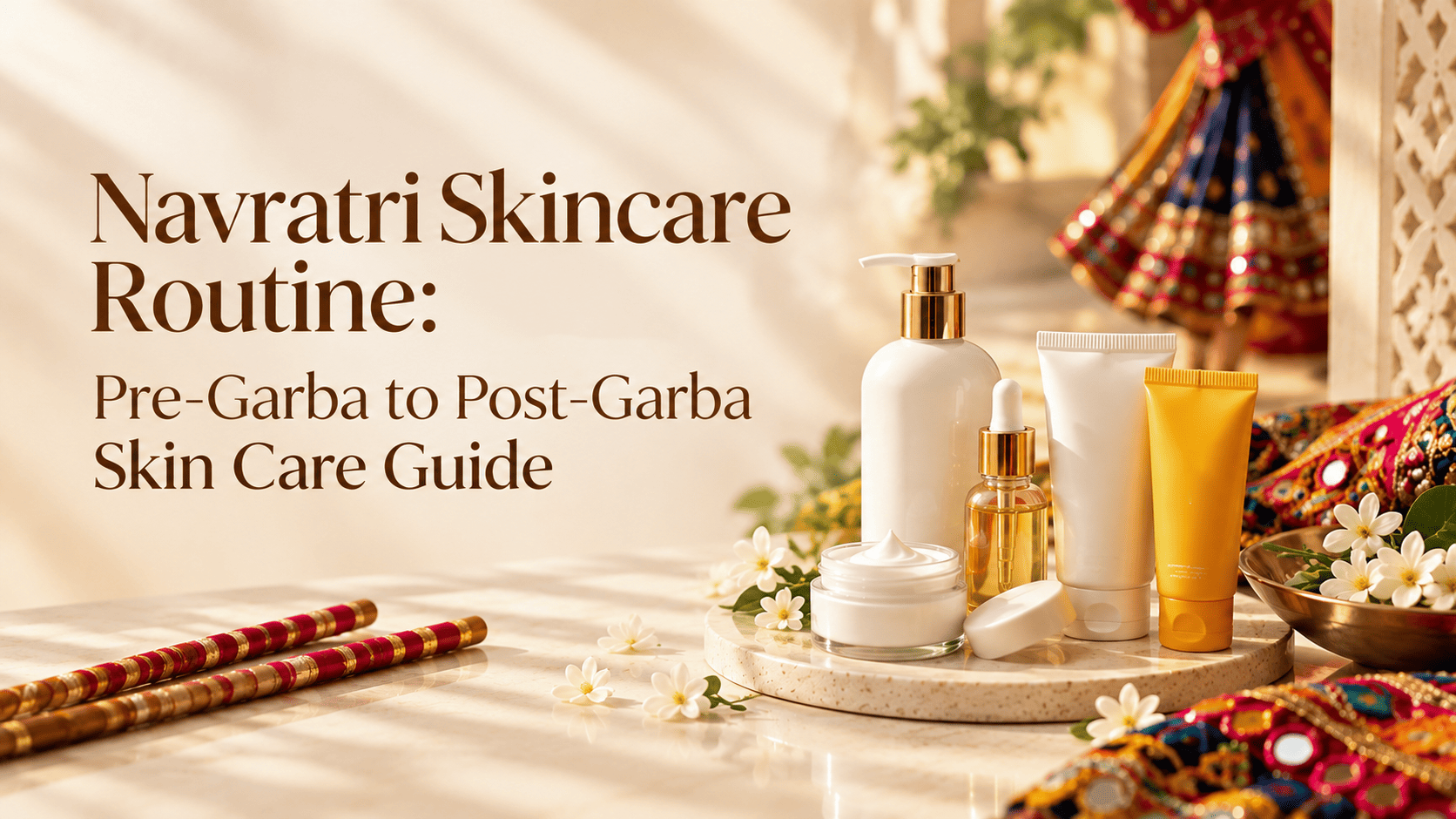 Navratri Skincare Routine: Your Complete Pre-Garba, During-Garba and Post-Garba Skin Care Guide
